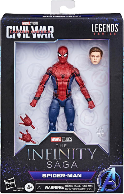 Hasbro Marvel F6518 Series, 15 cm Spider-Man Captain America: Civil War, Marvel Legends Figuren, Meh