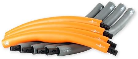 HOOPOMANIA Hula Hoop Reifen Erwachsene [1,2 – 2 kg] Hula Hoop für Anfänger mit Schaumstoff Weight Ho