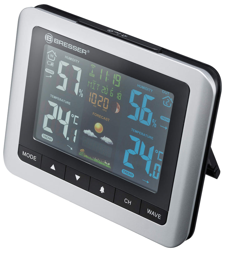 Bresser 7007510 Wetterstation Funk mit Aussensensor MeteoTemp