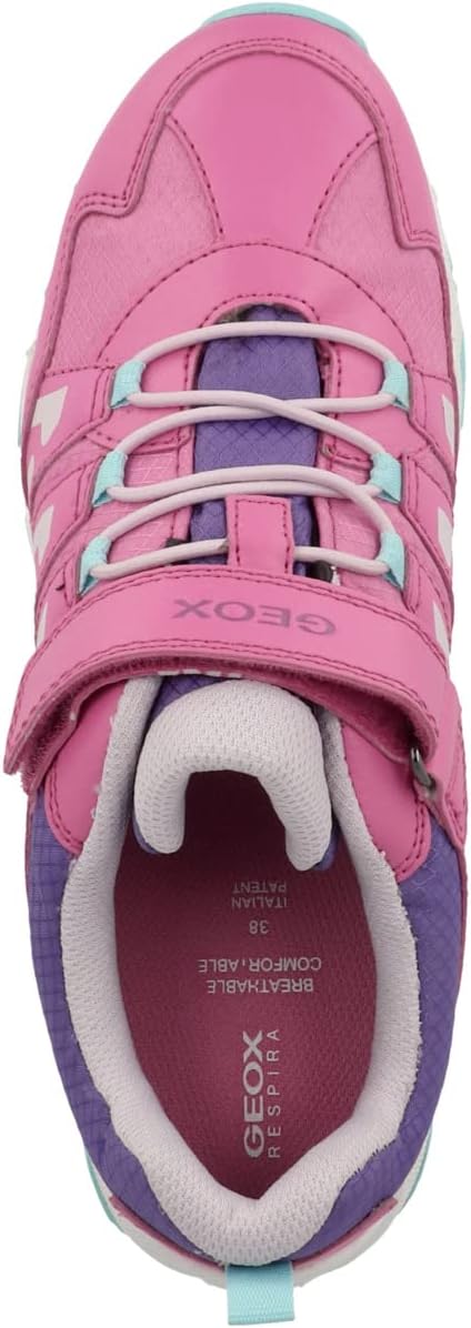 Geox Mädchen J Magnetar G. B ABX Sneaker 30 EU Fuchsia Violet, 30 EU Fuchsia Violet