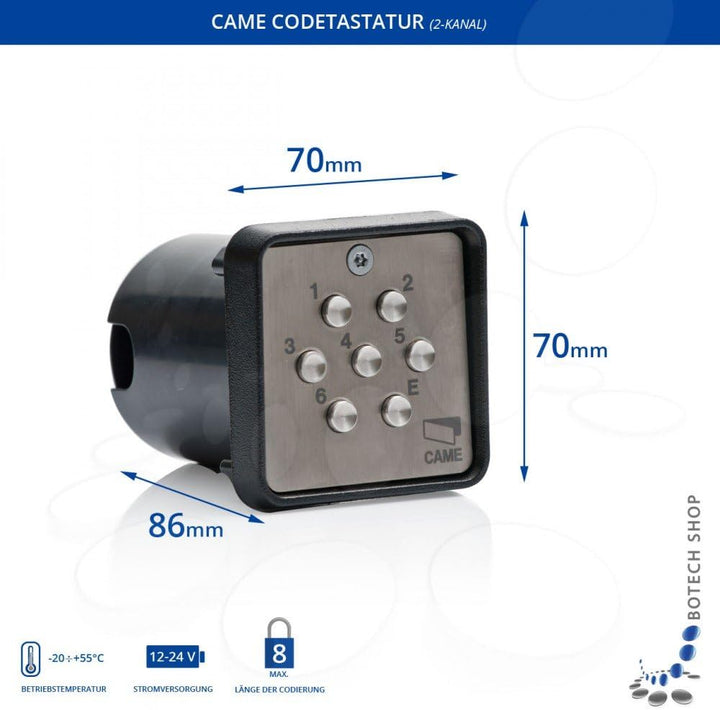 Codetastatur CAME S6002