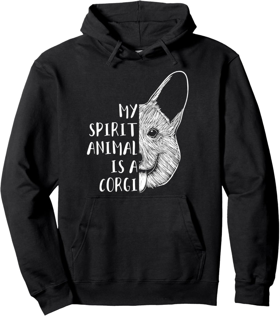 Corgi Geisttier Spirituell Tier Damen Geschenk Corgi Pullover Hoodie