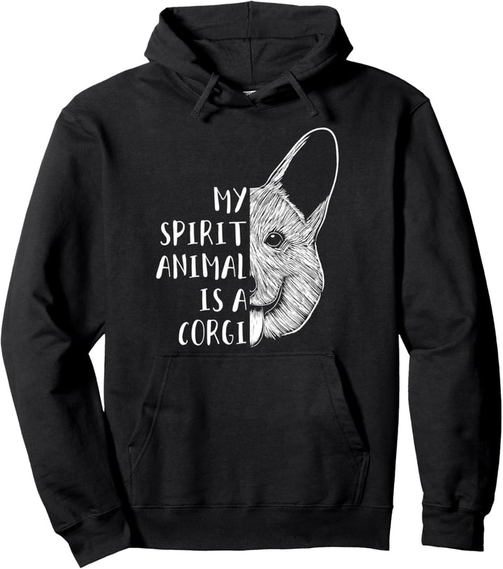 Corgi Geisttier Spirituell Tier Damen Geschenk Corgi Pullover Hoodie
