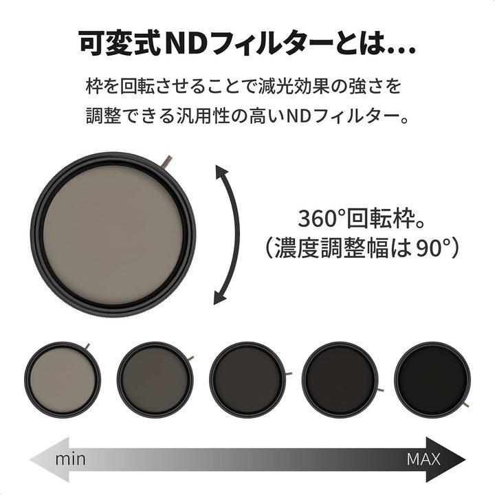 COKIN NUANCES Variabler Graufilter ND2-400 ø58mm NUANCES 58mm, NUANCES 58mm