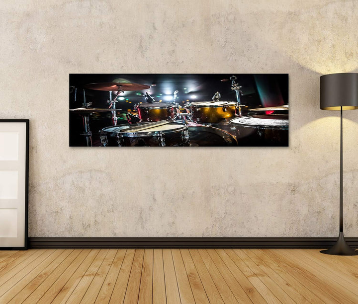islandburner Bild auf Leinwand Schlagzeug Musik Schule Kinderzimmer Hobbyraum Bilder Wandbilder Post