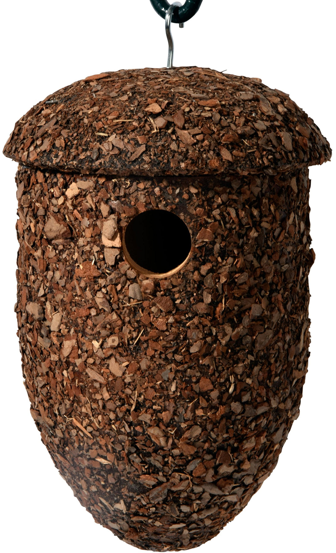 dobar® green label 37150FSC Nistkasten "Eichelform"- Höhlenbrüter-Nistkasten - Vogelkasten aus Massi