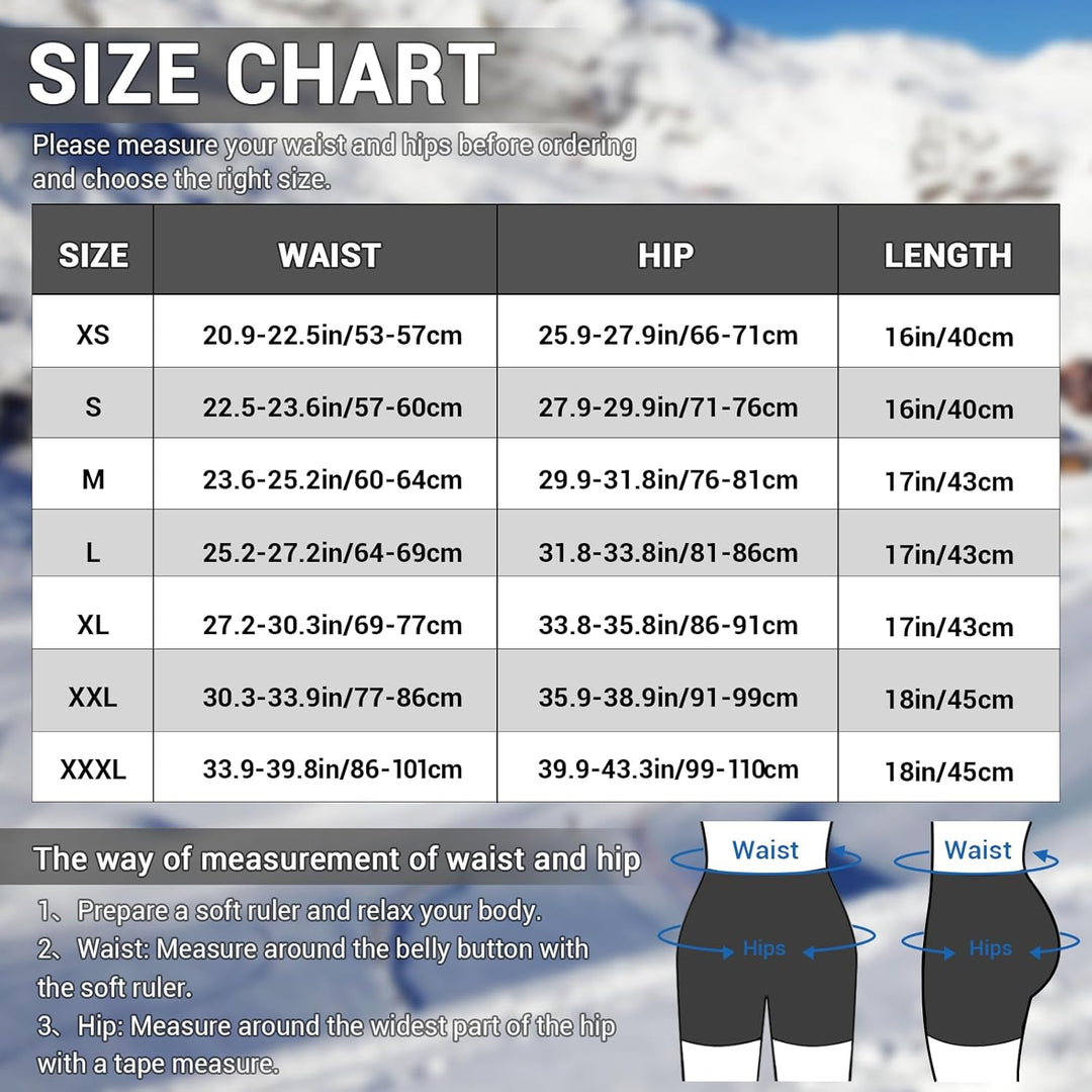 Cienfy 3D Hüftpolster Eva Protektorenhose Gepolsterter Shorts Crash-Pad Impakthose für Skiing, Eisla