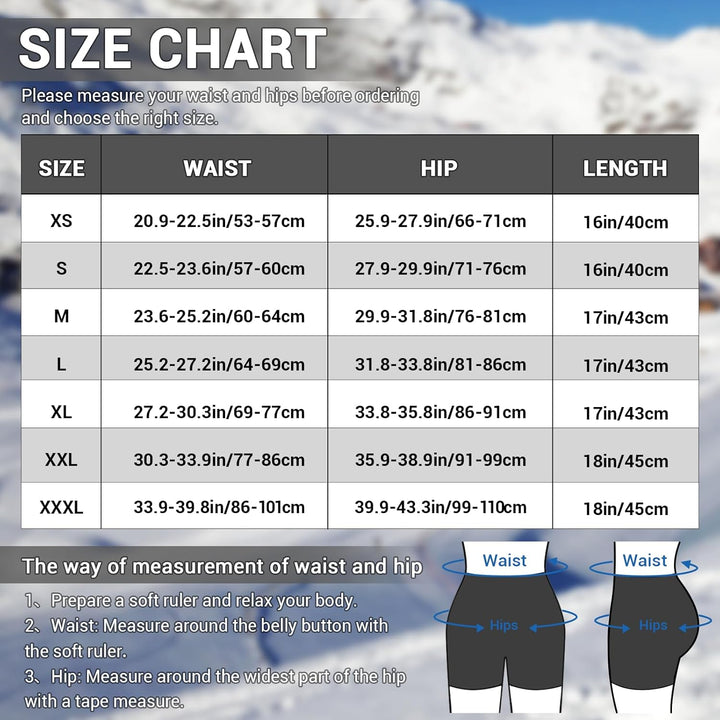Cienfy 3D Hüftpolster Eva Protektorenhose Gepolsterter Shorts Crash-Pad Impakthose für Skiing, Eisla