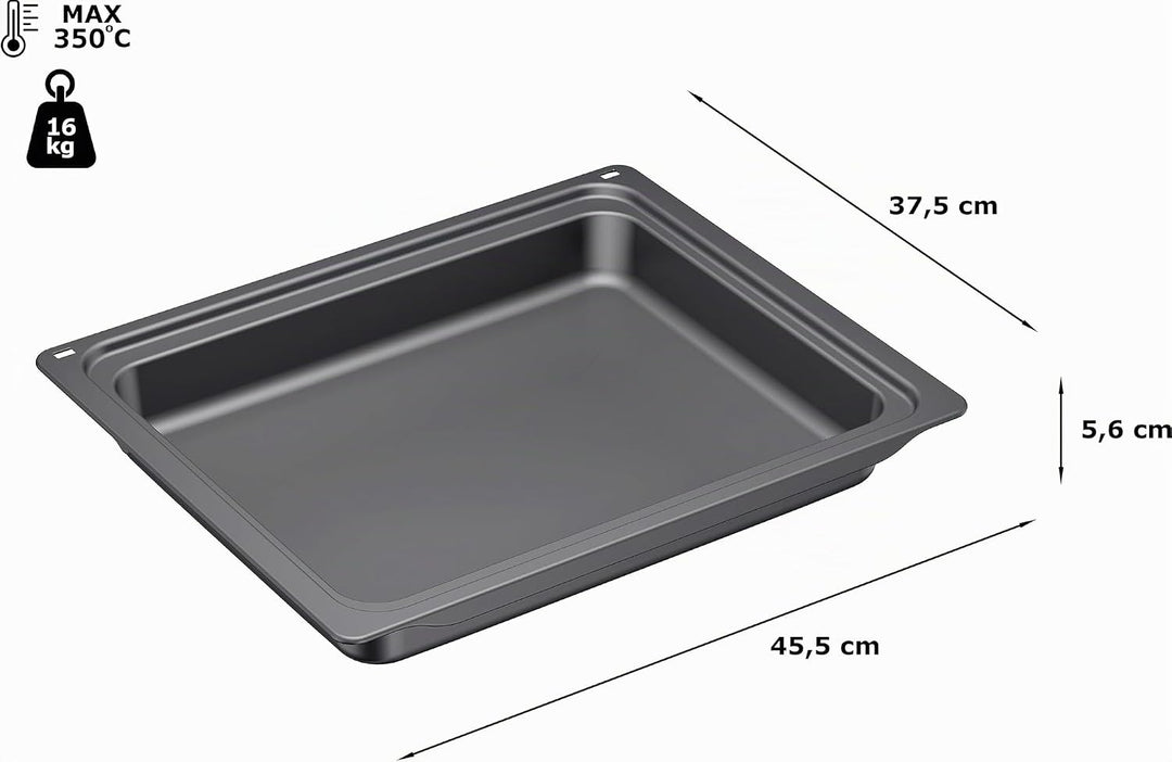 Neff Z12CM10A0 Backofen- und Herdzubehör / Kochfeld / Auflaufpfanne / emailliert, Schwarz Single, Si