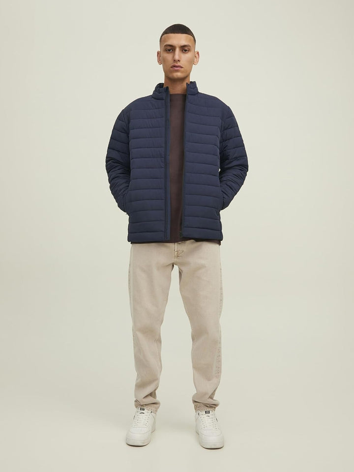 JACK & JONES Herren Jjerecycle Puffer Collar Noos Gesteppt, Navy Blazer