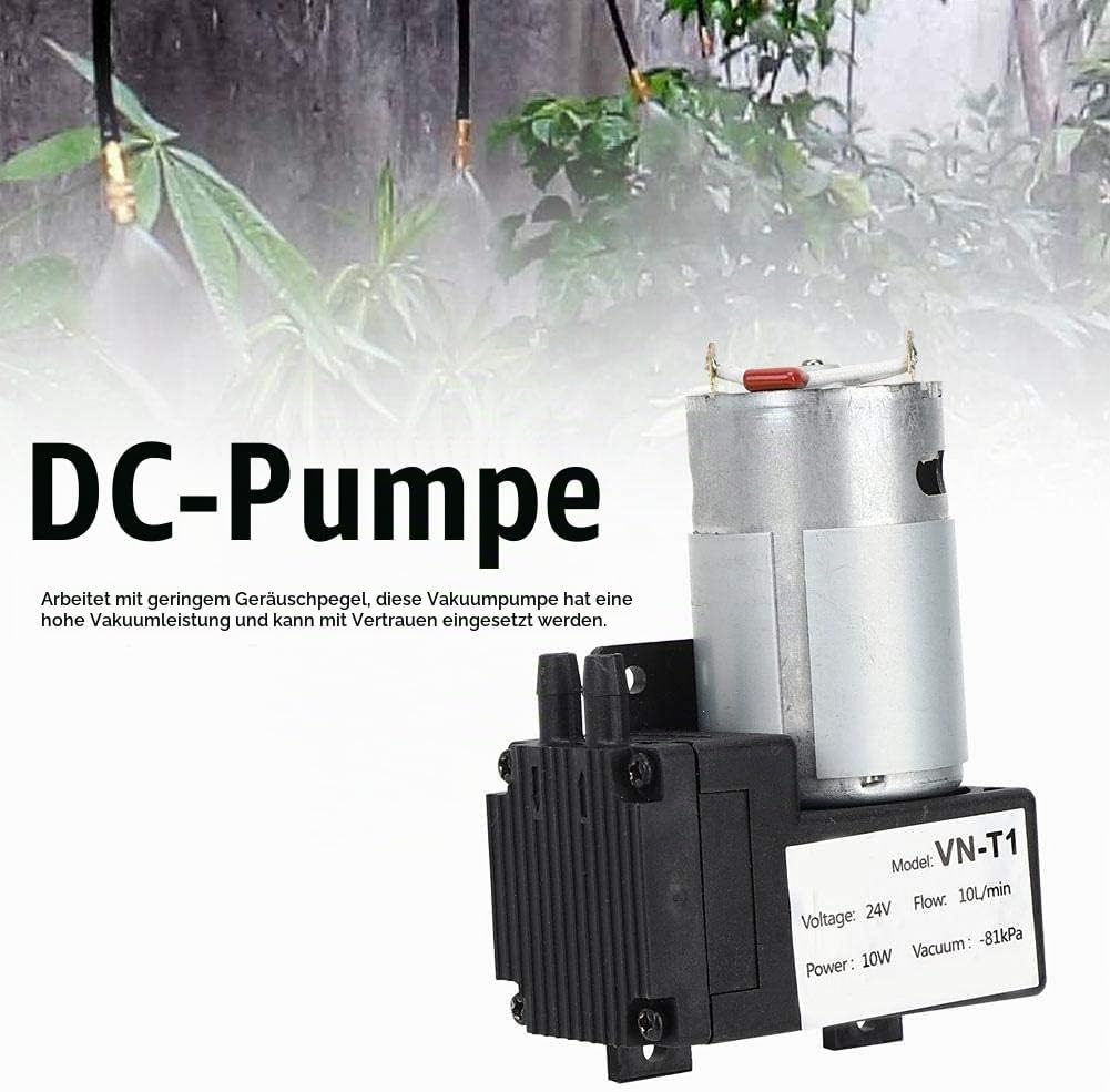 Vakuumpumpe DC 12V/24V Mini, 10L/min geräuscharmer Luftkompressor VN-T1((DC24V)), (Dc24v)