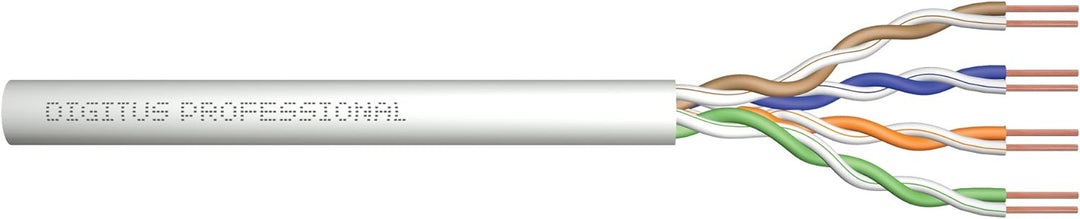 DIGITUS 100 m Cat 5e Netzwerkkabel - U-UTP Simplex - BauPVO Eca - PVC Mantel - 100 MHz Kupfer AWG 24