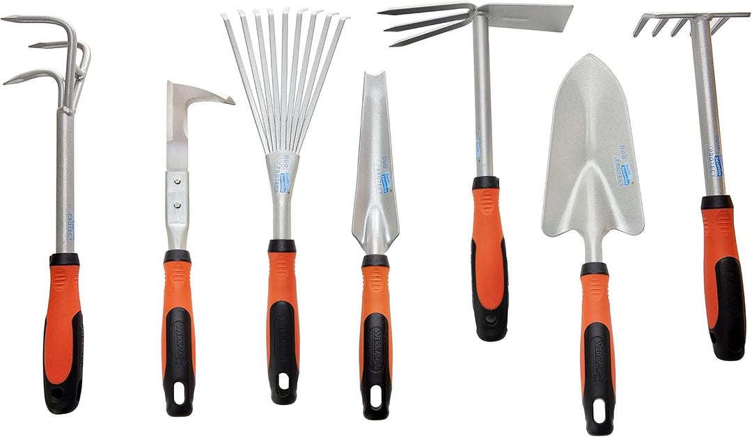 Gartengeräteset Como Trio 02, Fugenmesser, Kultivator, Fächerbesen, Como Trio 02