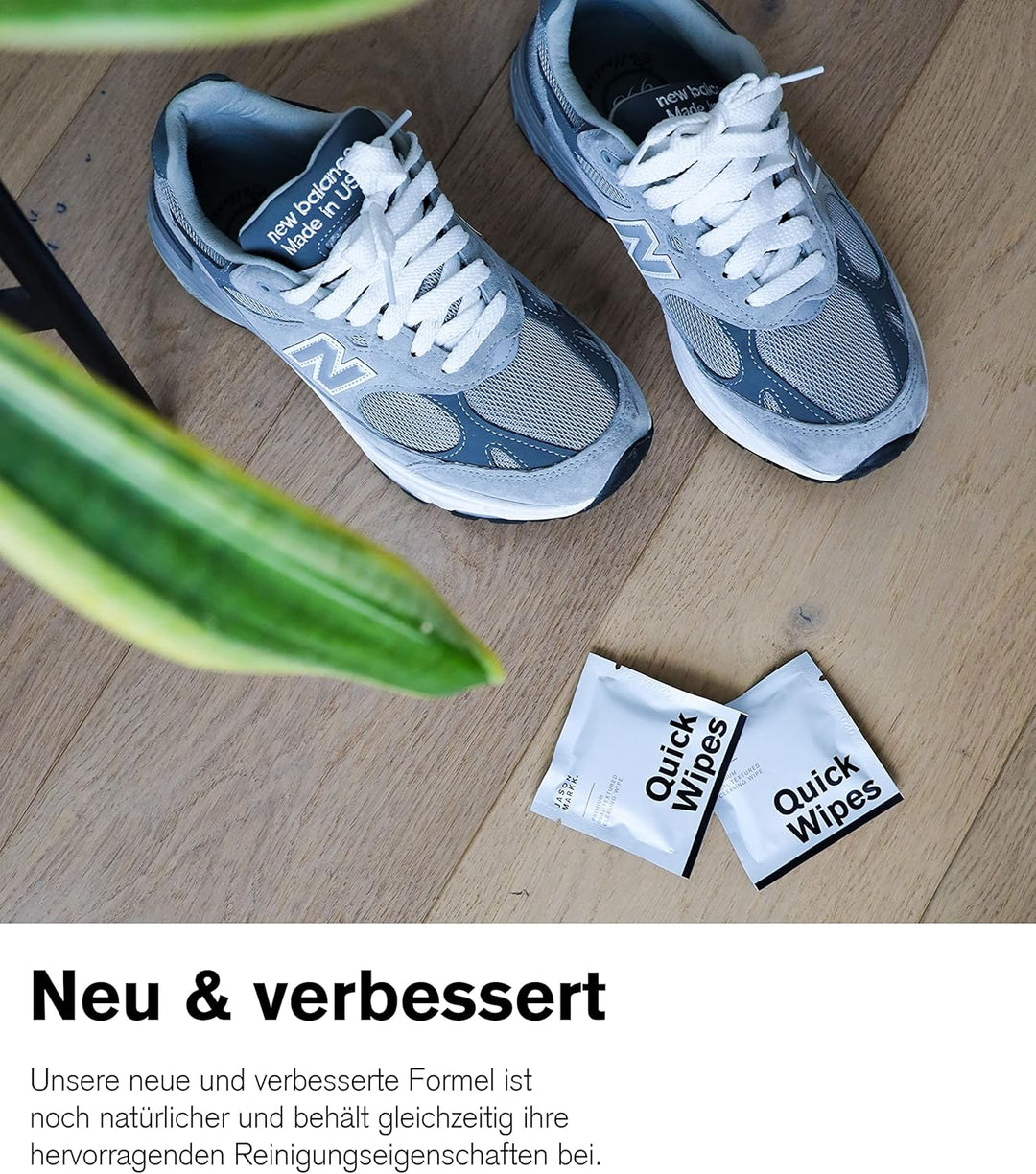 Jason Markk Quick Wipes, Schuhreiniger, Pflege für Sportschuhe, 30er Pack, Einzeln verpackt, Ideal f