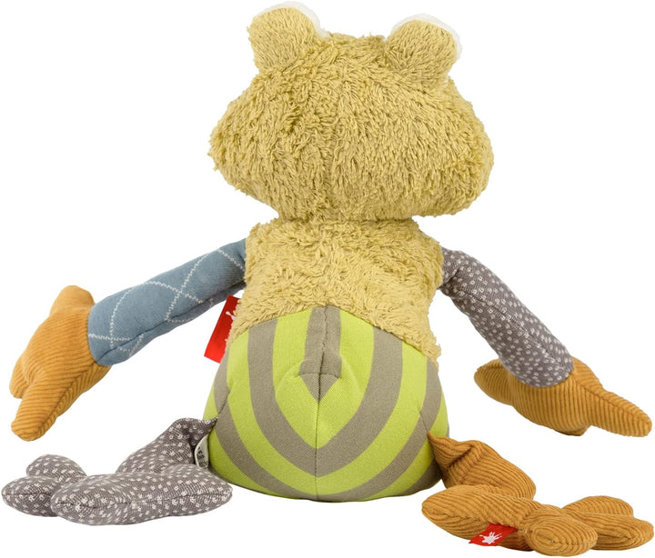 Sigikid 43236 Patchwork Stofftier, Mehrfarbig/Frosch