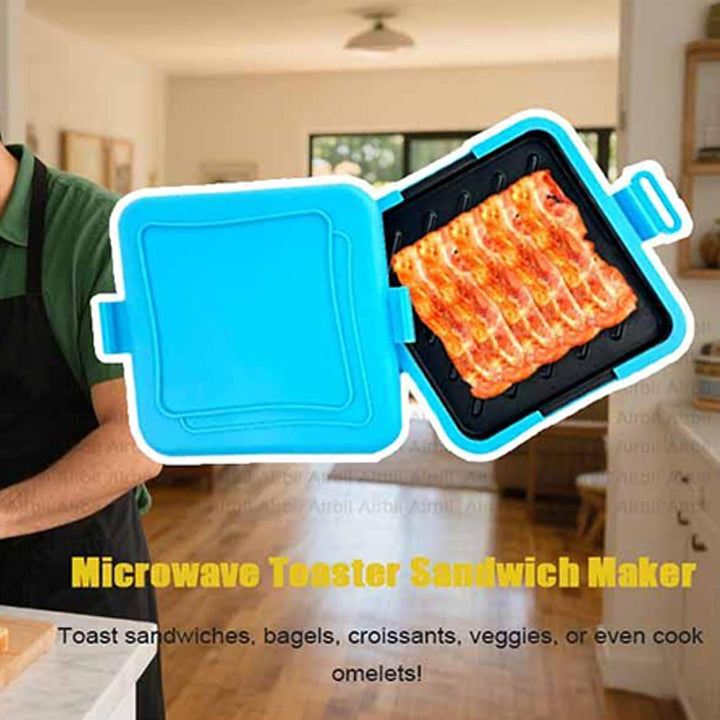 Sandwichmaker Grillkäsezubereiter Blau, Blau