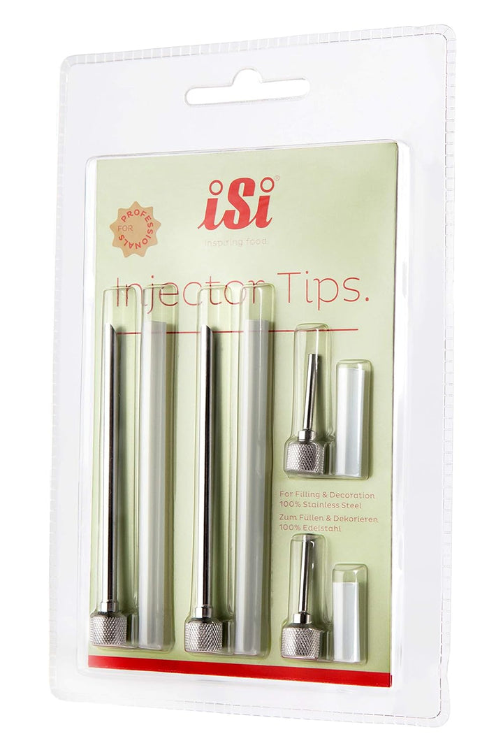 iSi - 2718 Nadeltüllen für Sahnespender - 4er Set Spritztüllen zum Dekorieren, Füllen & Pikieren - s