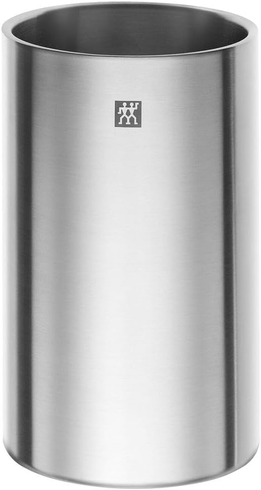 ZWILLING Sommelier, doppelwandiger Weinkühler, 21.6 x 11 x 19 cm, Silber Single, Single