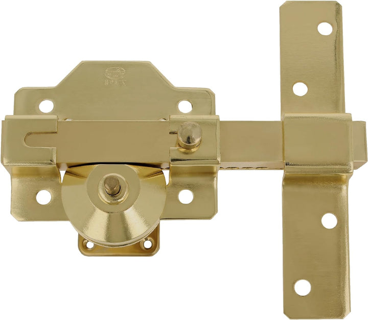 AMIG - Riegel für Türen von hoher Sicherheit, poliertes Finish in Goldfarbe, runder Zylinder von 50 