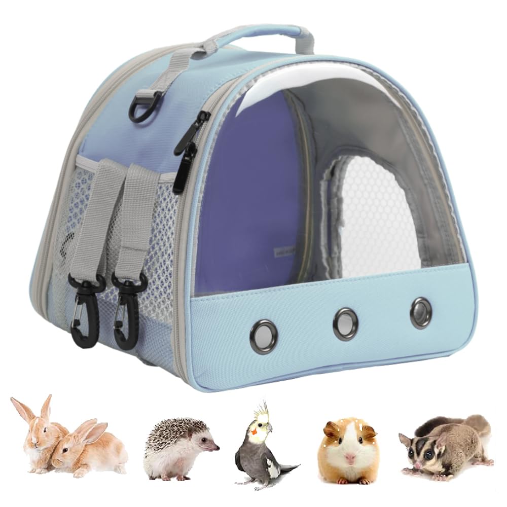 Meerschweinchen Träger Rucksack, klare Blase Fenster Rucksack für Meerschweinchen, Hase Ratte Vogel