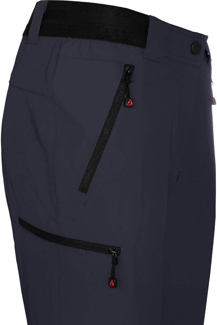 Bergson Damen Zipp-Off Hose VIDAA Comfort - Bermuda Zipp Off - leicht - bielastisch - bequem - strap