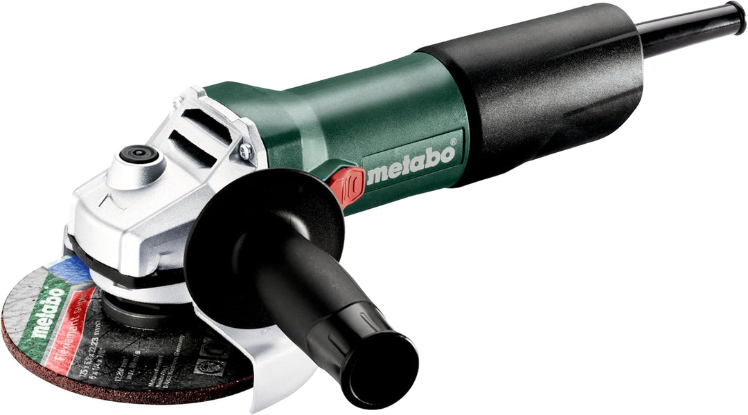 Metabo Winkelschleifer W 850-125 – 603608000 – Mit verdrehsicherer Schutzhaube und Wiederanlaufschut