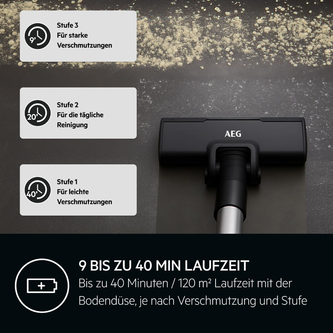 AEG ULTIMATE 7000 ÖKO AP71UB14AM Akku-Staubsauger / leicht 2,2 kg / 70 % Recyclingmaterial / 50 Min.