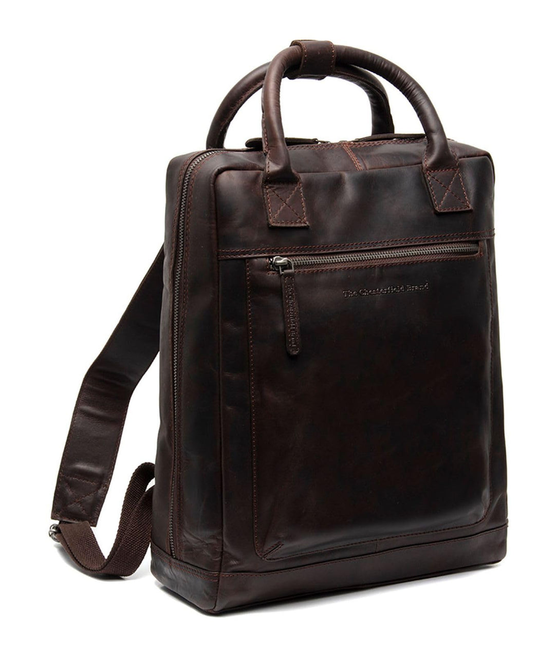 The Chesterfield Brand Wax Pull Up Georgia Rucksack Leder 36 cm Laptopfach