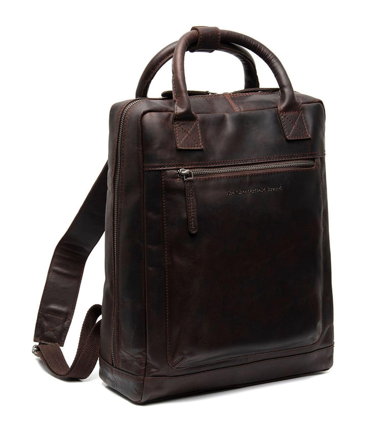The Chesterfield Brand Wax Pull Up Georgia Rucksack Leder 36 cm Laptopfach