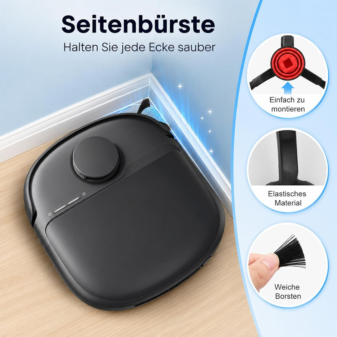 21 Stück Zubehörset für Eufy Saug- und Wischroboter C28 5-in-1 Zubehörset für Eufy C28, Zubehörset f