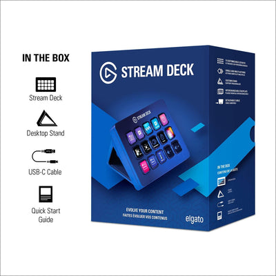 Elgato Stream Deck MK.2 – Studio-Controller, 15 Makrotasten, auslösen von Aktion in Apps und Softwar