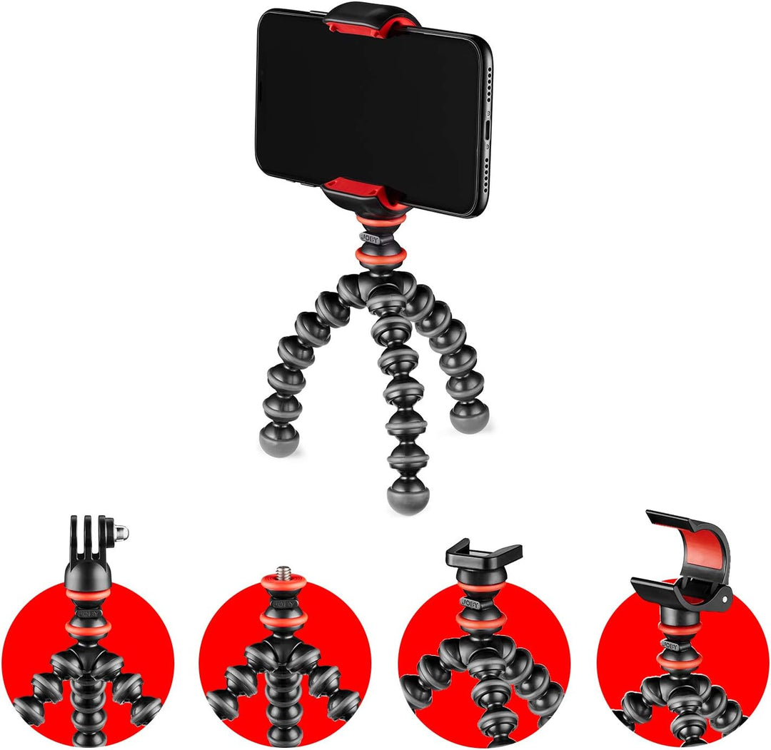 JOBY JB01506-BWW GorillaPod Magnetic 325 Flexibles Ministativ (mit Magnetfuss und integriertem Kugel