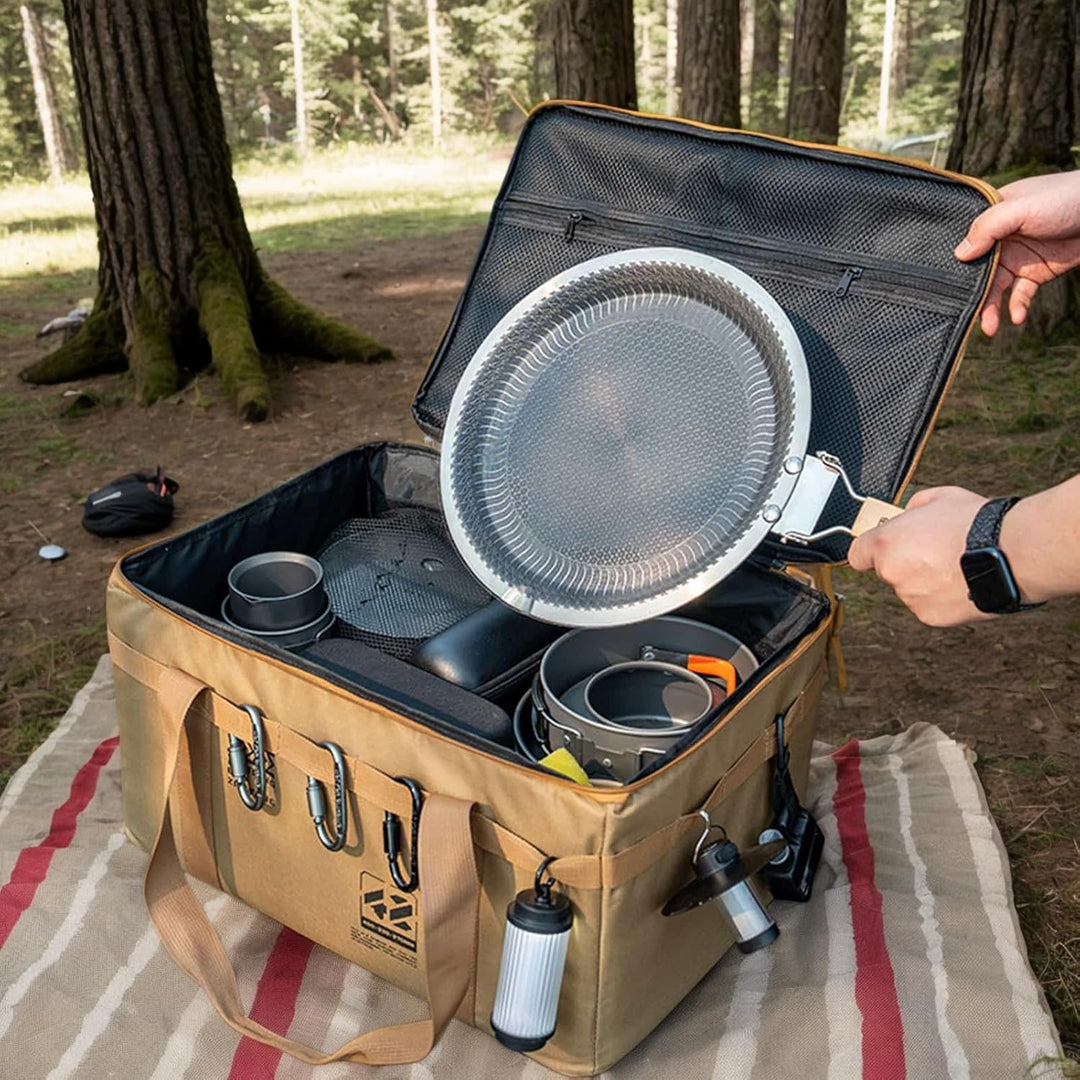 Camping Organizer Taschen Zur Aufbewahrung - Organizer Tragtasche Mit Unterteilungen | 30L Reisetasc
