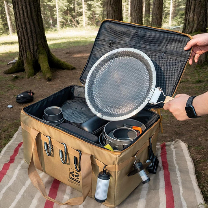 Camping Organizer Taschen Zur Aufbewahrung - Organizer Tragtasche Mit Unterteilungen | 30L Reisetasc
