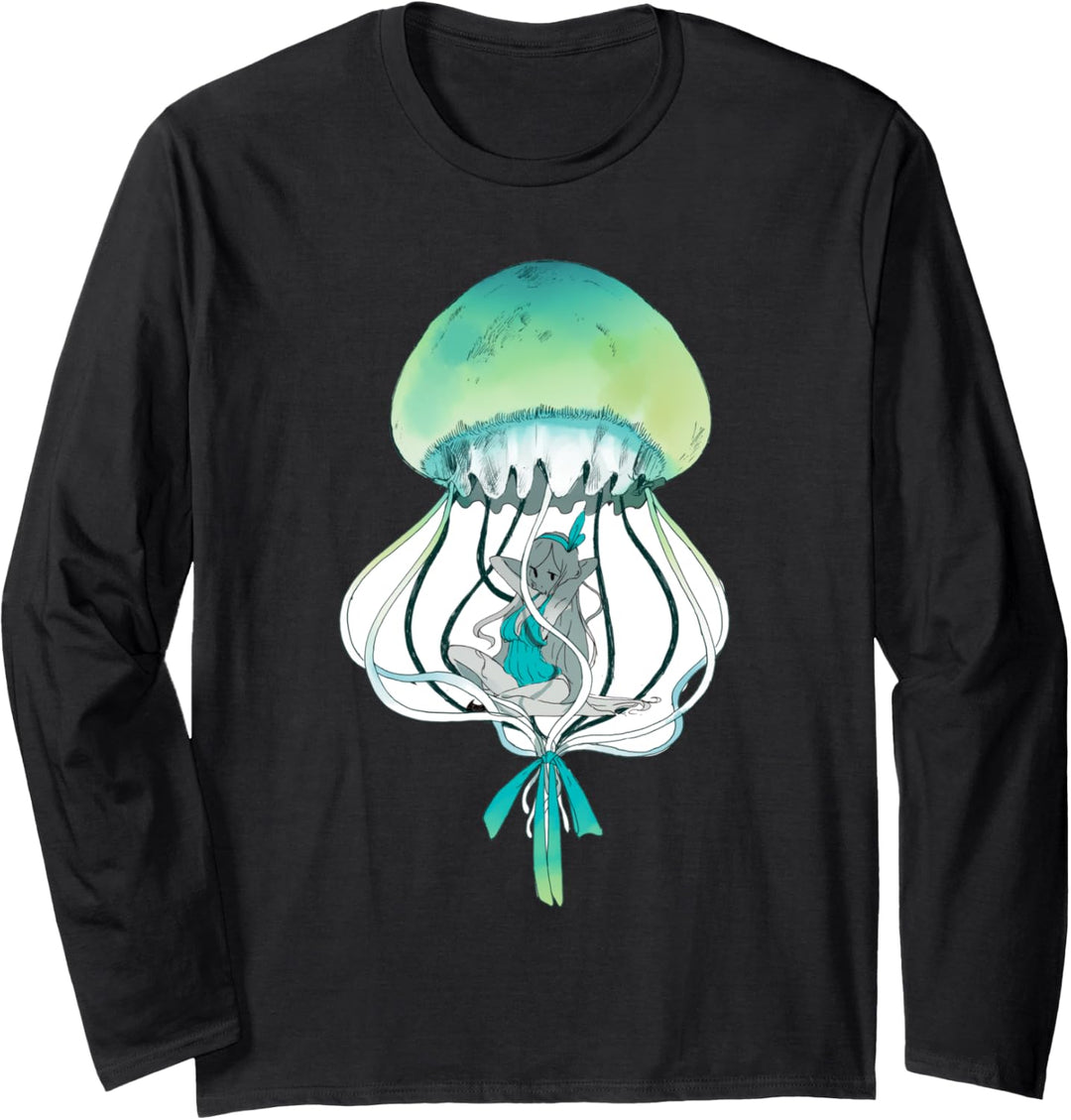 IID-T-0001-kurage Langarmshirt