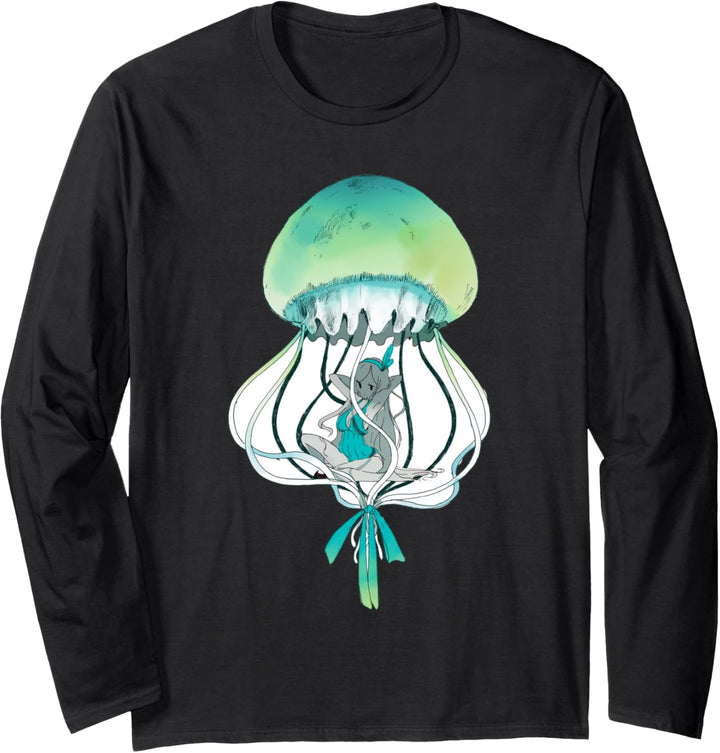 IID-T-0001-kurage Langarmshirt