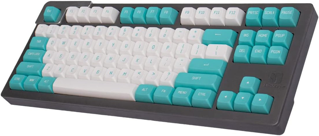 Weiss Grüne Tastenkappen 150 Tasten Doubleshot MSA Profil Custom Keycaps für 61/64/68/84/87 Mechanis