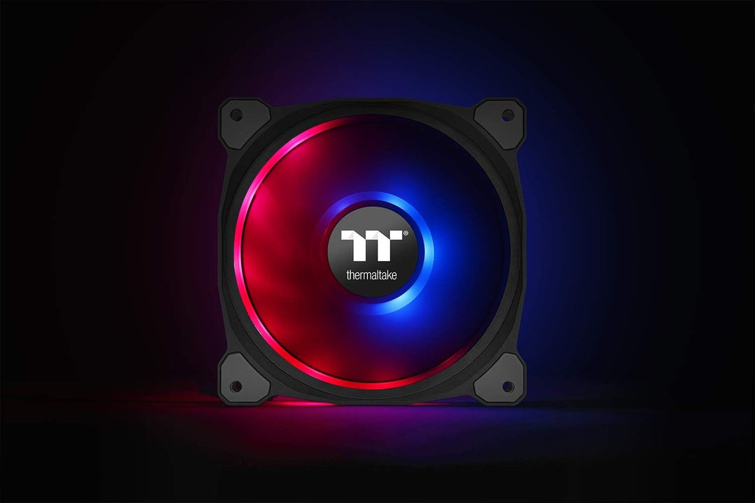 Thermaltake Riing Duo 12 RGB Radiator Fan 3 Pack Dual Riing Gehäuselüfter, schwarz