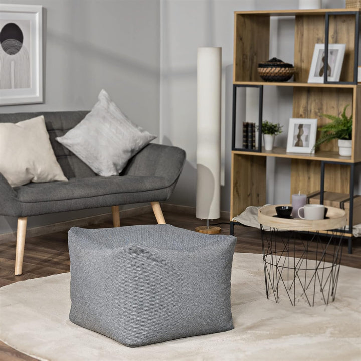 Paco Home Outdoor Sitzsack Sessel Wohnzimmer Sitzkissen Hocker Sitzhocker Bodenkissen Fusshocker Pou
