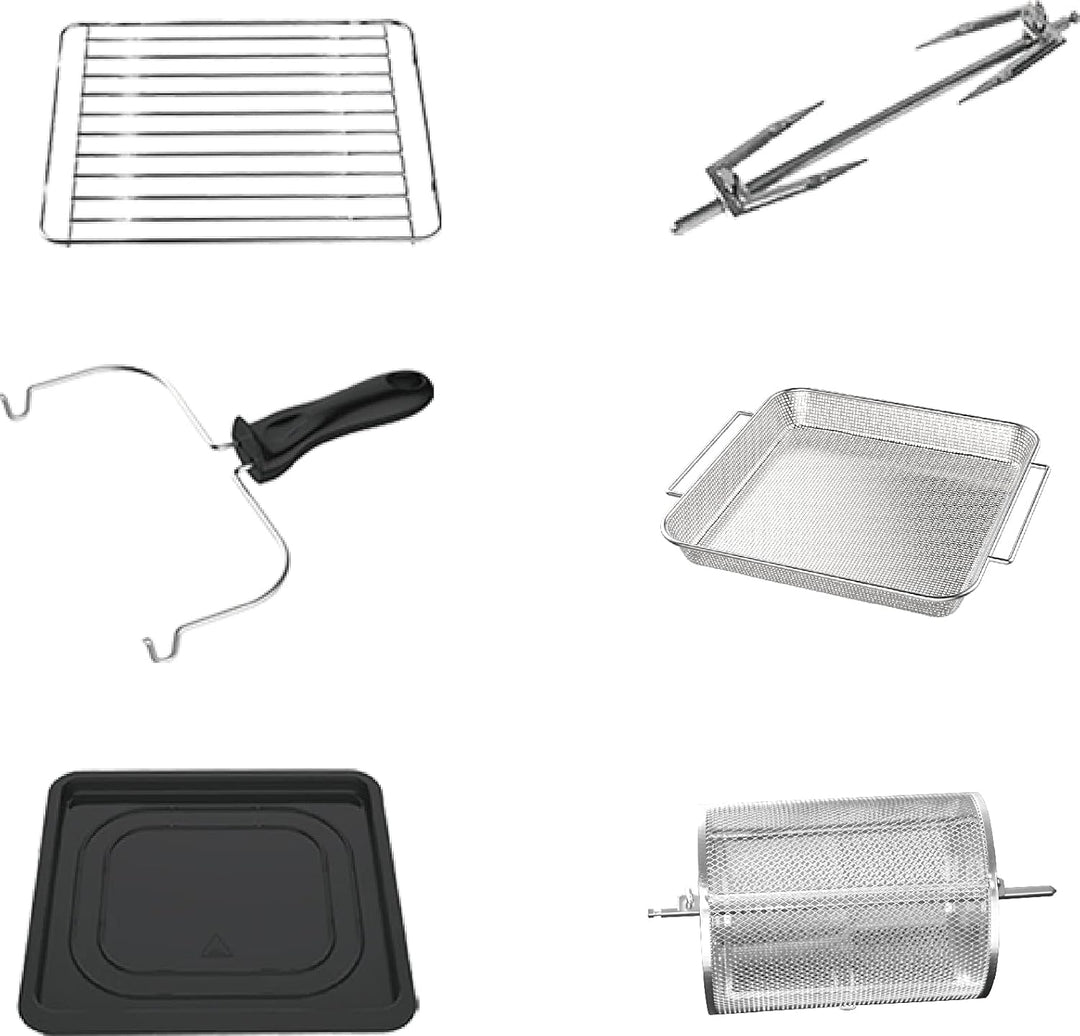 Heissluft-Fritteuse 12L DAF-1600.12LB Schwarz
