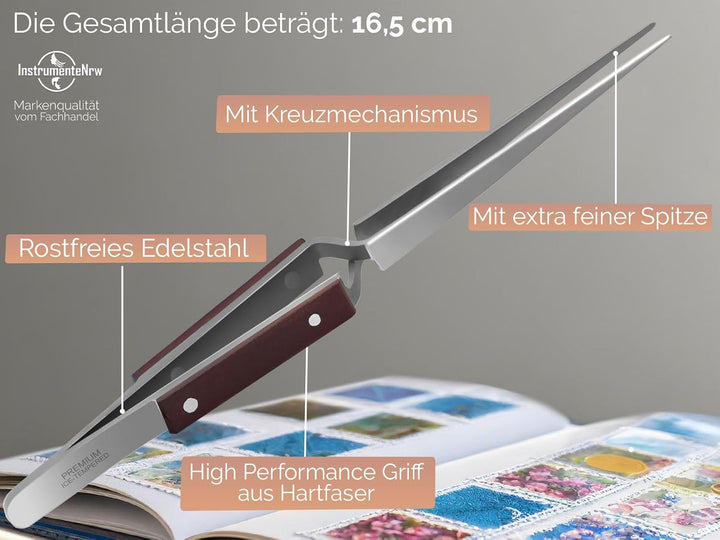 Klemmpinzetten Set Kreuzpinzette Lötpinzette Technische Pinzette Gerade Abgewinkelt Gebogen glatte S