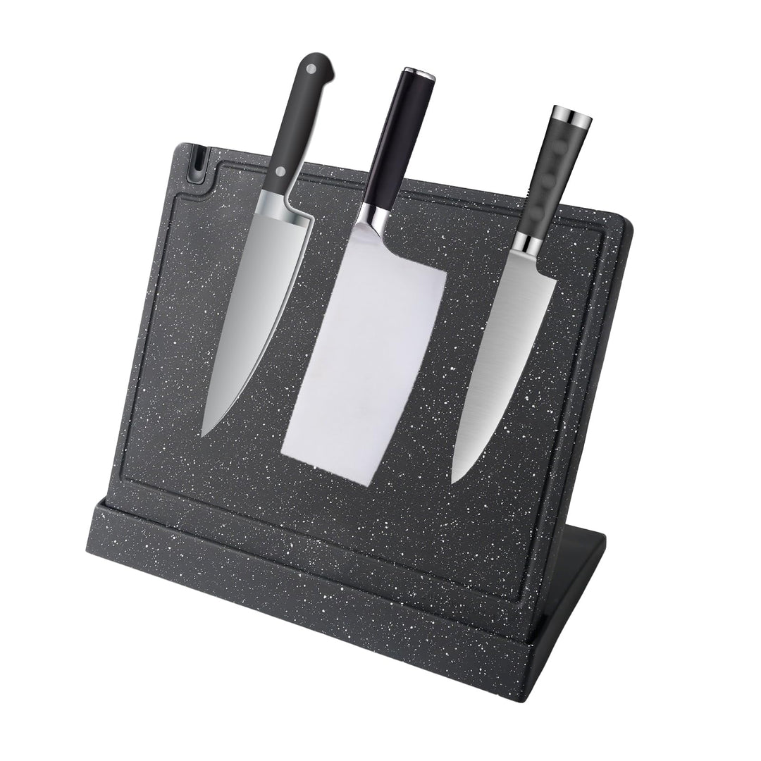 Messerblock Magnetisch Ohne Messer Messerhalter Magnetisch mit Starker Haltekraft Abnehmbarer Design