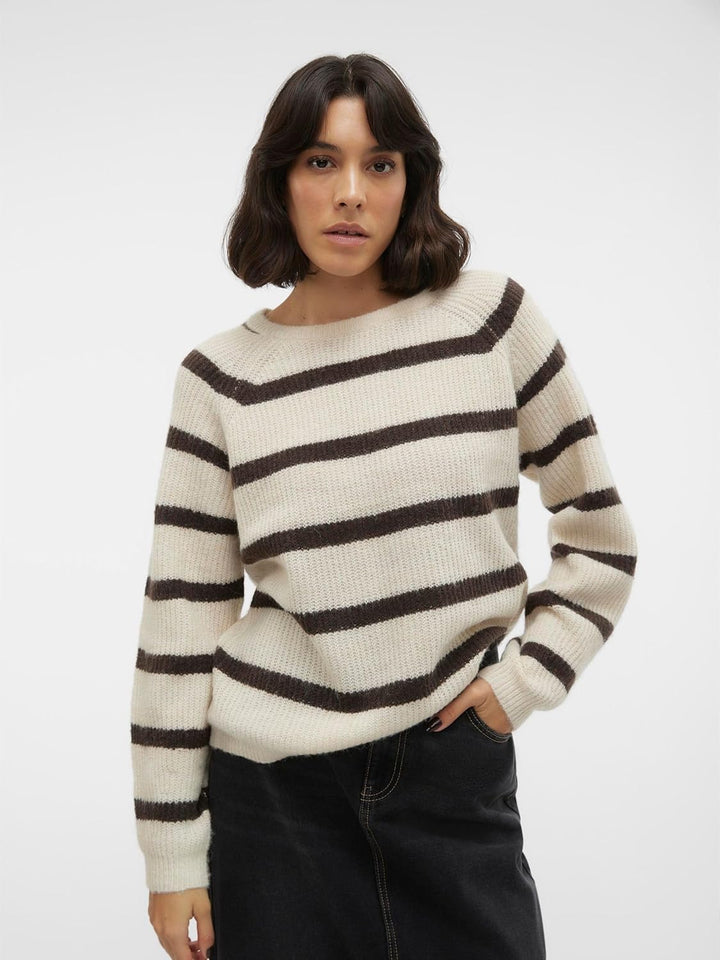 VERO MODA Female Strickpullover VMASTA Pullover M Birch, M Birch