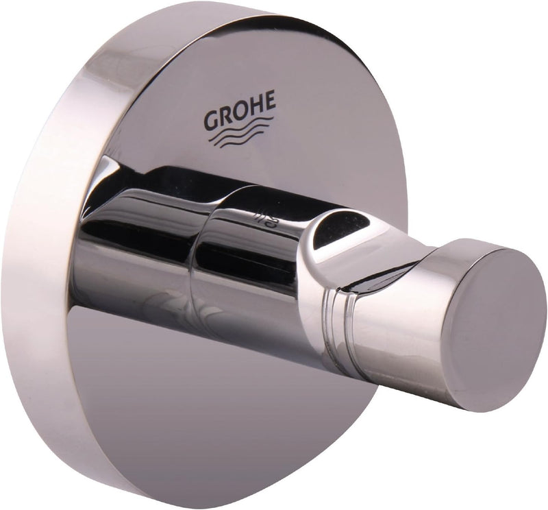 Grohe Mantel-Haken, 40440000, zur Wandbefestigung, Chrom, 08387 4 Mantel Haken, Mantel Haken