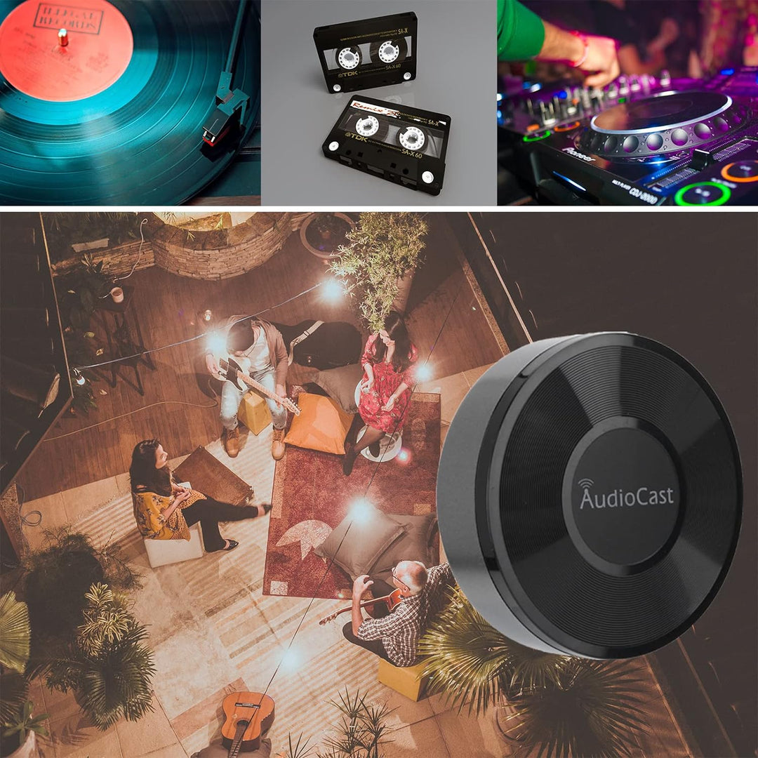 ciciglow WiFi Audio Vorverstärker Receiver, Musik Empfäner HiFi Audio Receiver Airplay DLNA Kompatib