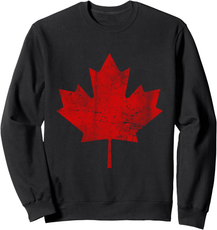 T-Shirt mit Ahornblatt-Flagge, Kanada Sweatshirt