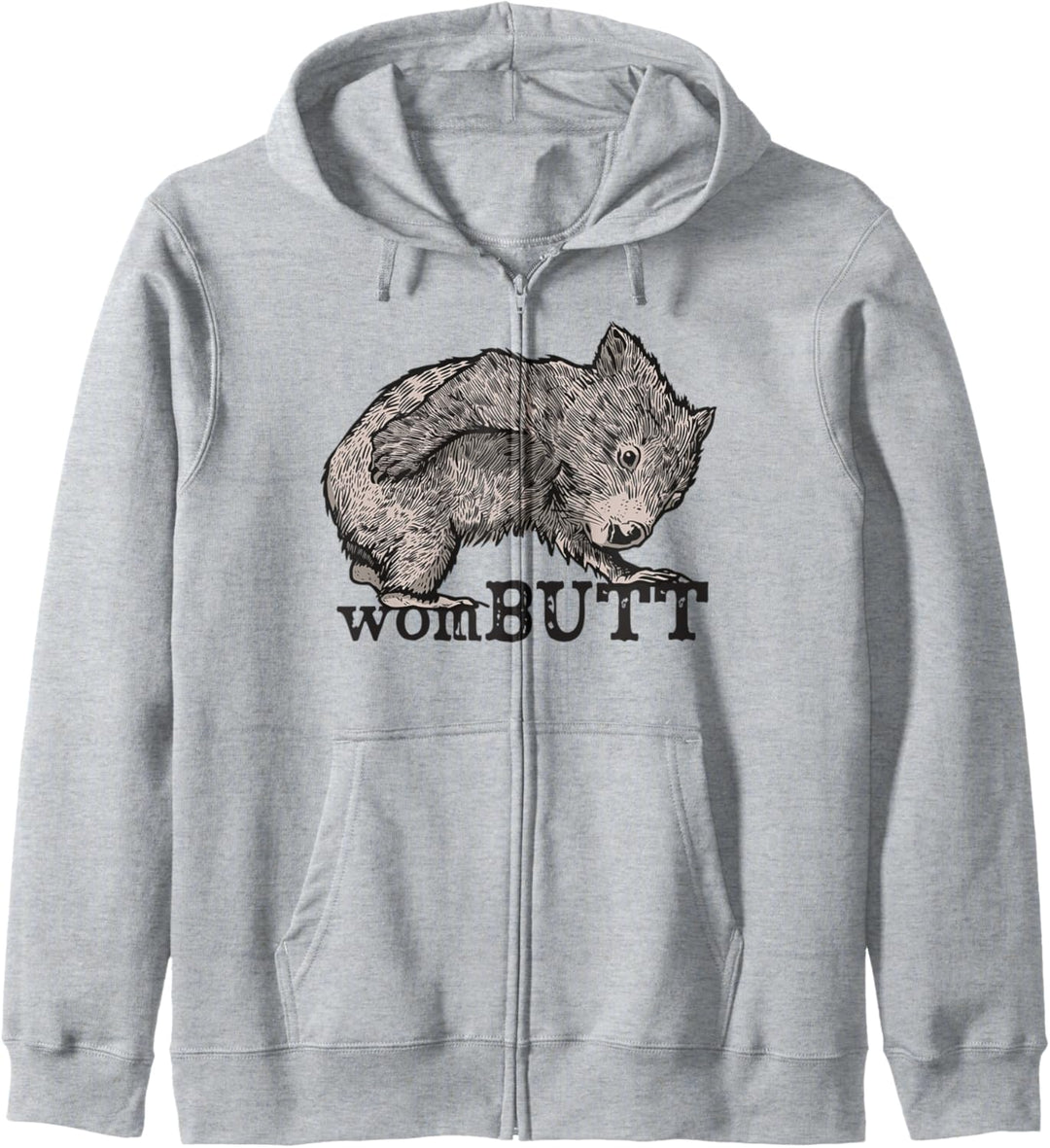 Wombat lustiges Wortspiel Kapuzenjacke