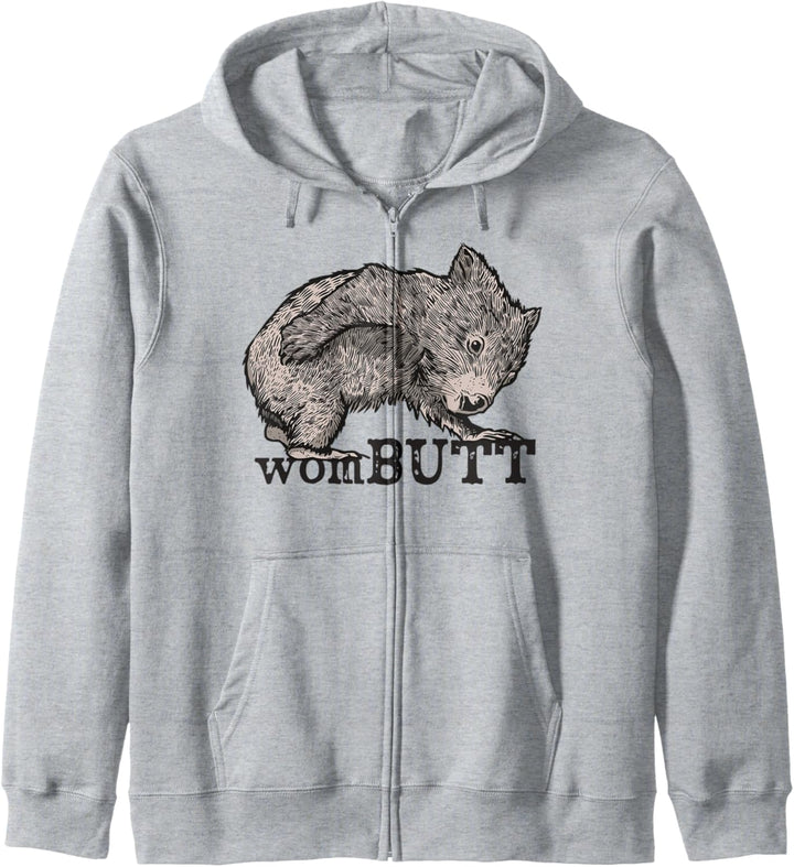 Wombat lustiges Wortspiel Kapuzenjacke