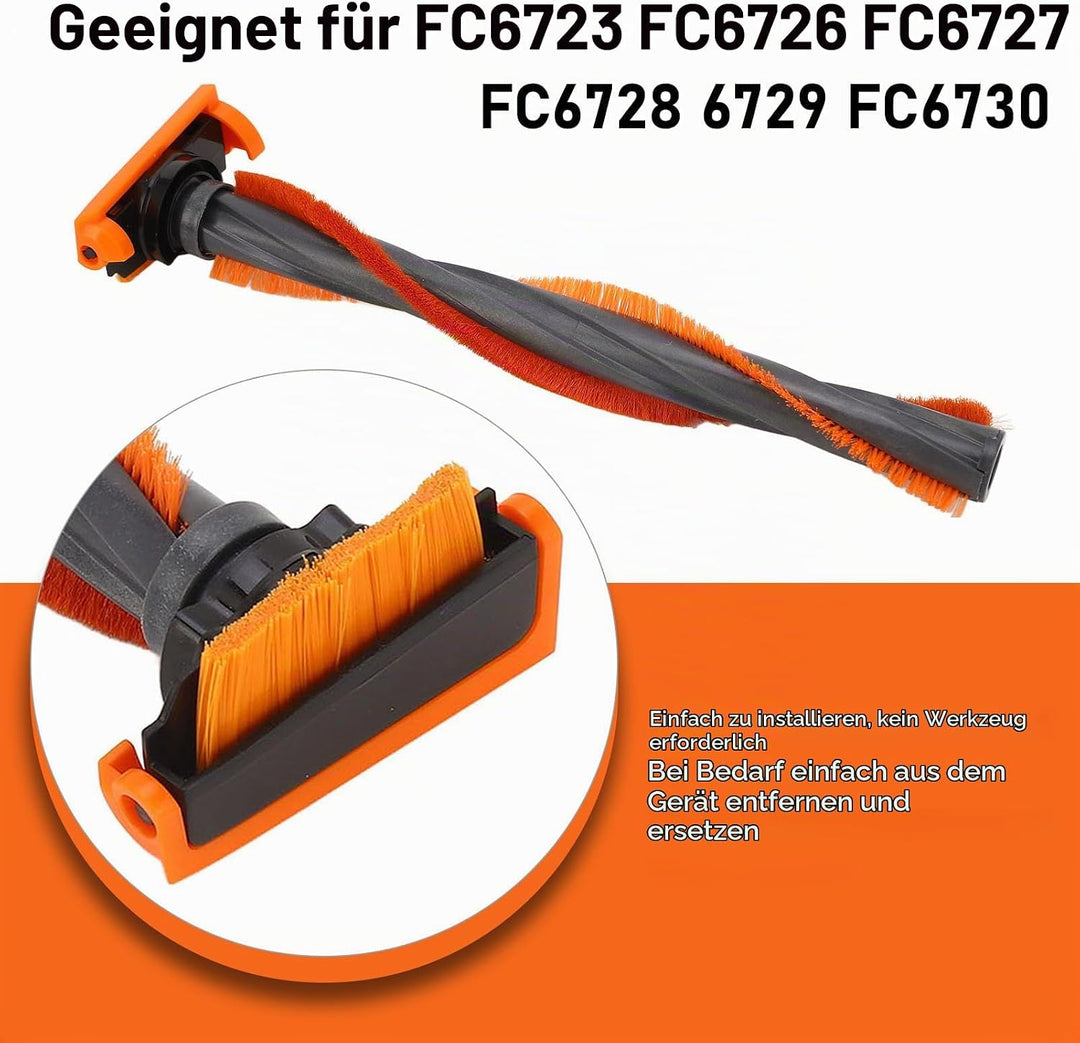 Staubsauger-Rollenbürste, Hauptbürste Reinigungsbürste Ersatzteile, Rollenbürste Ersatz Für Philips