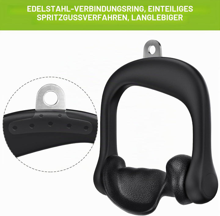 BeneLabel Kabelzug Griff, Latzug Handriff Triceps 2er Fitness Seilzug Einhandgriff Ergonomische Gym